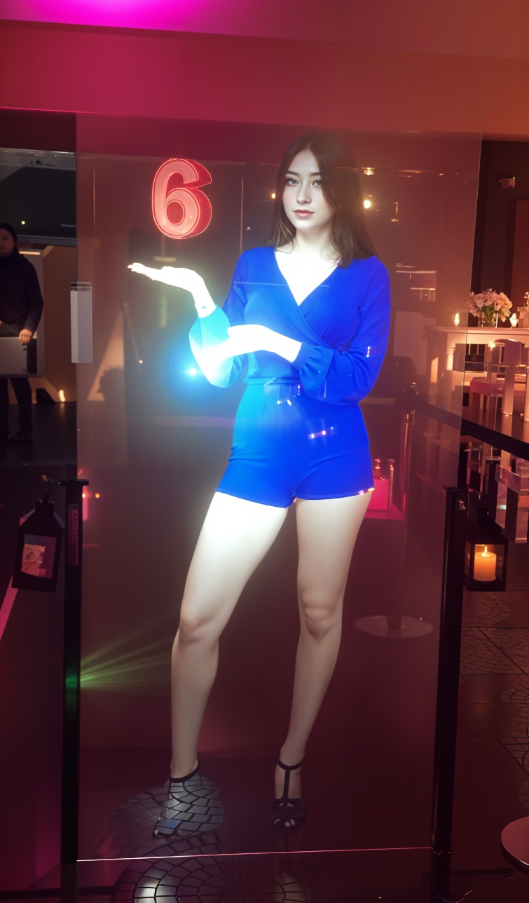 Holograma bienvenida en fiesta de 15 años