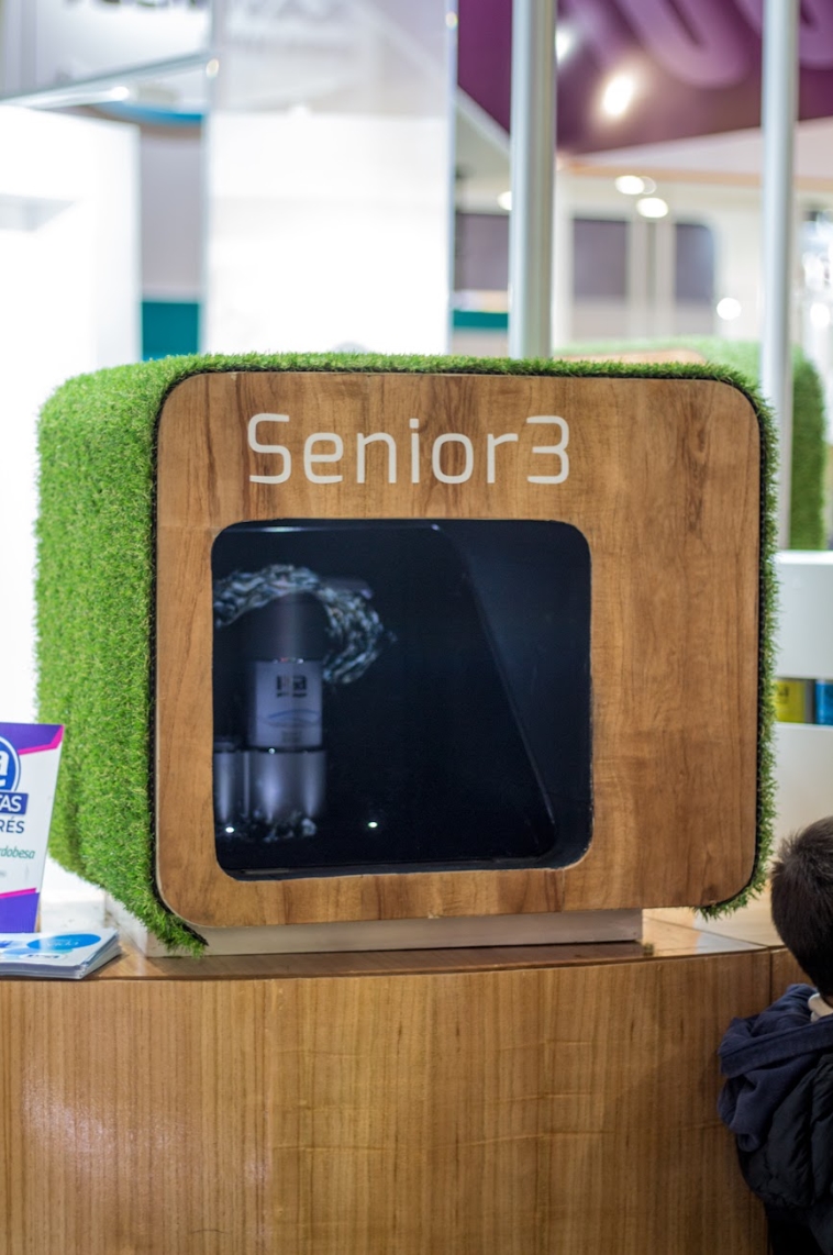 Holograma Cubo personalizado para PSA en expo